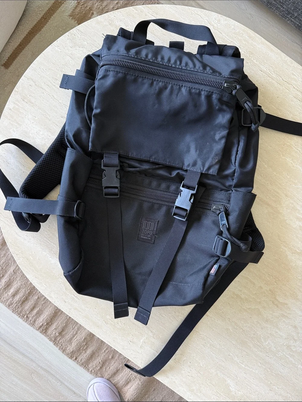 Topo Designs Black Tactical-Style Men's Backpack